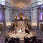 Interior of the San Francisco Bay (Bey) City Hall Interior of the San Francisco Bay (Bey) City Hall