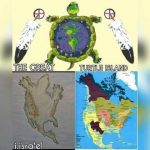Map of Turtle Island Old World Map of Turtle Island