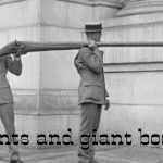 Giant Gun Old world Giants and Giant Books