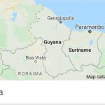 Map of Guyana 2019 Map of Guyana