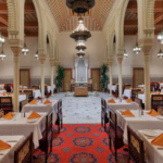 Inside of the Marrakesh Restaurant. The Marrakesh Restaurant