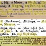 Maur means Black or Ethiopian Maur/Moor means Ethiopian, Aethiopian, Negro, Black